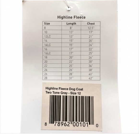 HIGHLAND FLEECE Dog Coat by DOGGIE DESIGN in Red w/Black Trim - Velcro Closure - Picture 8 of 8